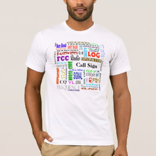 Ham Radio Word Collage T-Shirt  Customize It!
