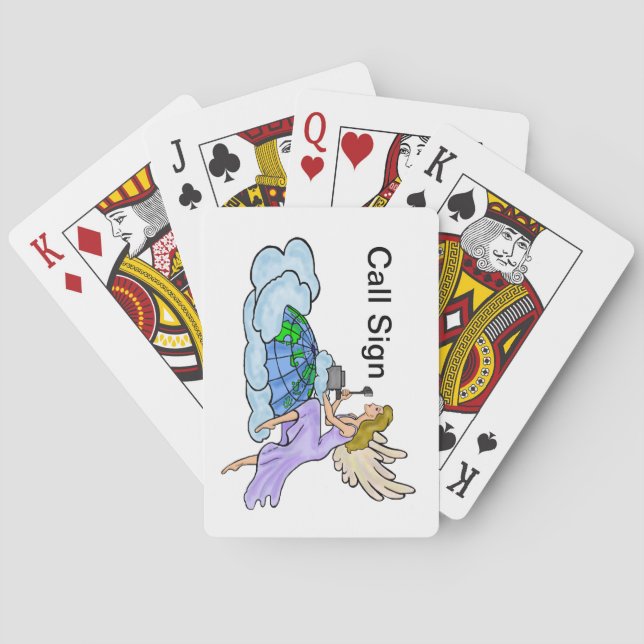Ham Radio Worldwide Playing Cards (Back)