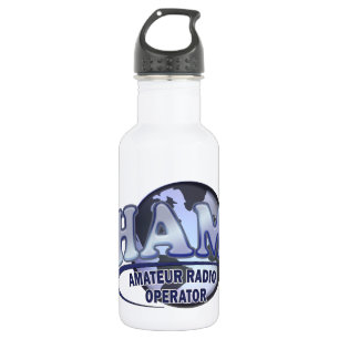 HAM WORLD LOGO Amateur Radio 532 Ml Water Bottle