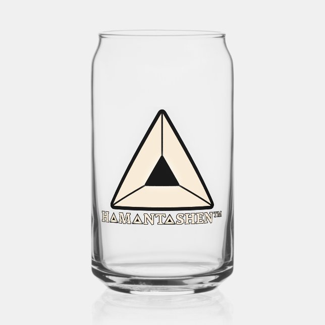 Hamantashen Can Glass (Front)
