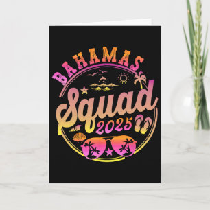 Hamas Vacation Squad 2025 Matching Island Trip Sum Card
