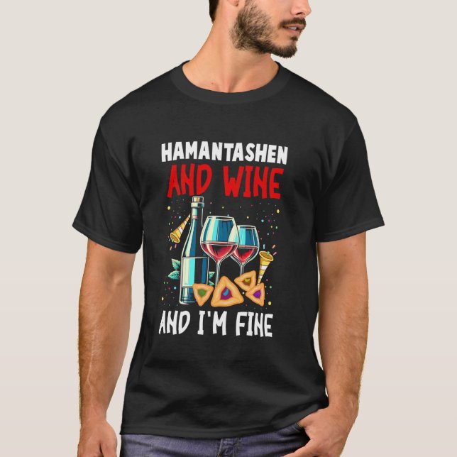 Hamatashen Purim T-Shirt (Front)