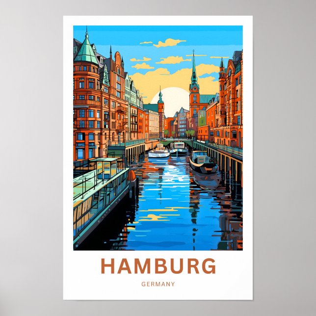 Hambourg Allemagne Impression de voyage (Devant)