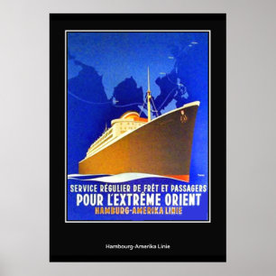 Hambourg-New York vintage Impression Rétro