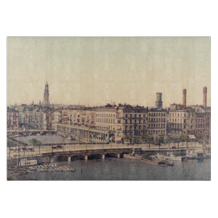 Hamburg Alsterarkaden Deutschland Alster Germany Cutting Board