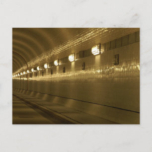 Hamburg alter Elbtunnel Postcard