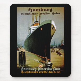 Hamburg-Amerika Line Mouse Pad