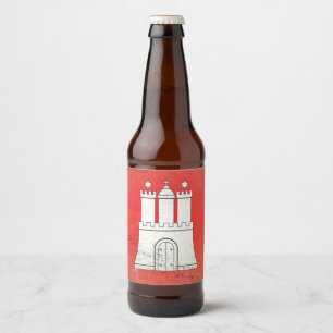 Hamburg Beer Bottle Label