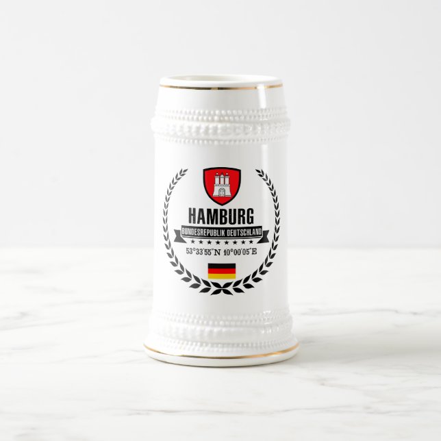 Hamburg Beer Stein (Center)