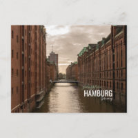 Hamburg City Speicherstadt Warehouses Harbour
