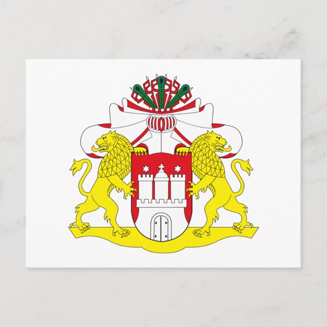 Hamburg Coat of Arms Postcard (Front)