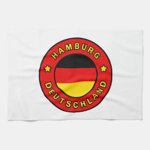 Hamburg Deutschland Kitchen Towel