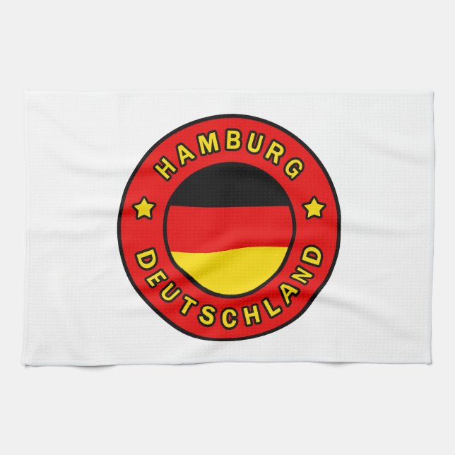 Hamburg Deutschland Kitchen Towel (Horizontal)