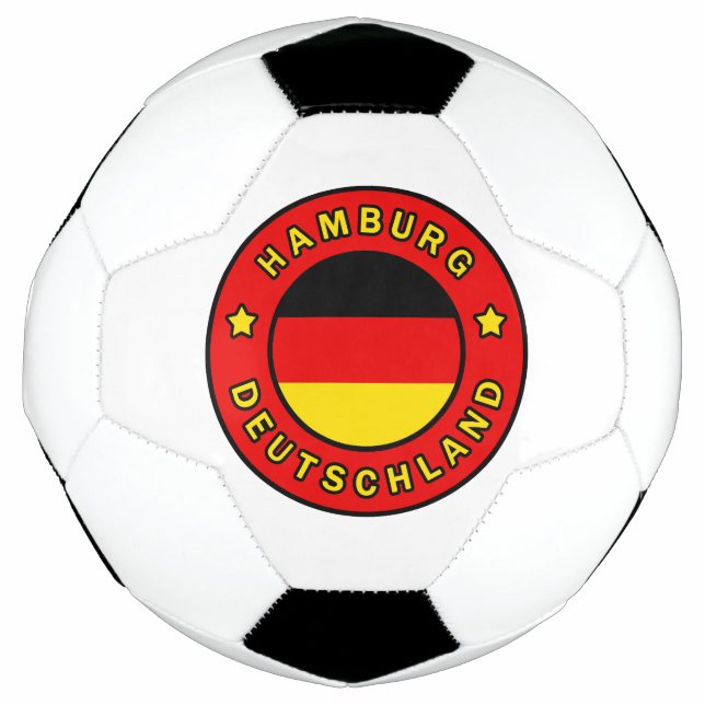 Hamburg Deutschland Soccer Ball (Front)