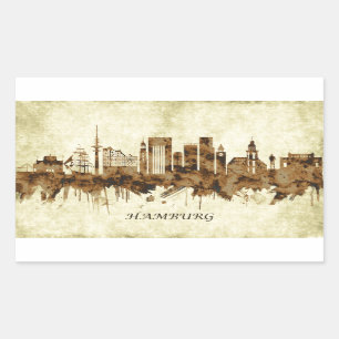 Hamburg Germany Cityscape Sticker