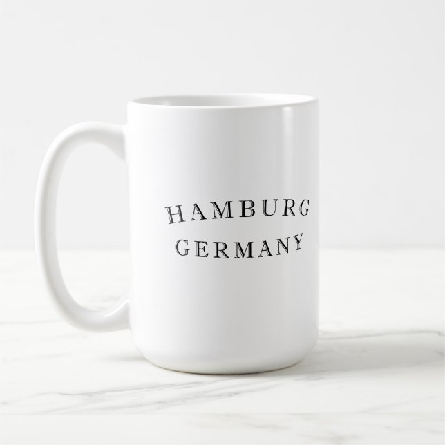 Hamburg Germany Coffee Mug (Left)
