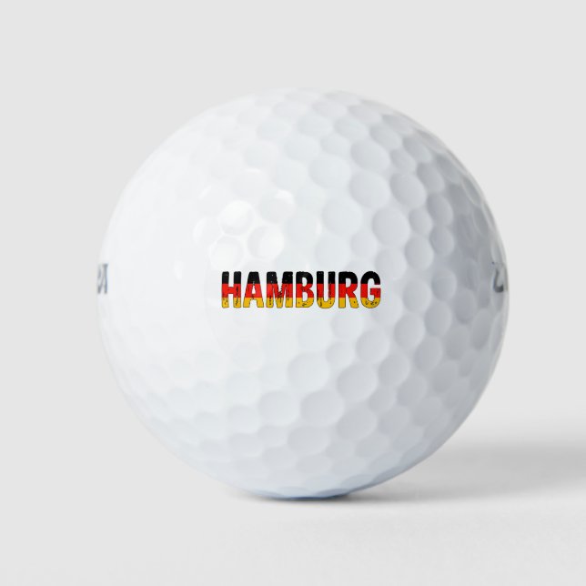 Hamburg Germany Golf Balls (Front)