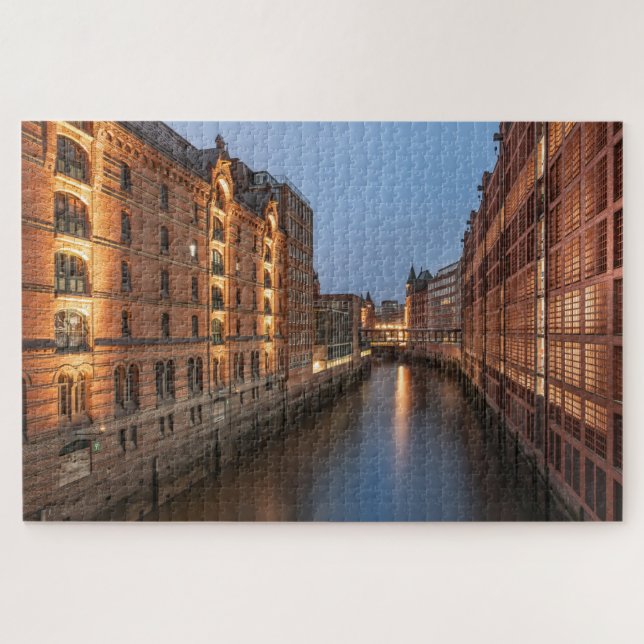 Hamburg Germany Jigsaw Puzzle (Horizontal)