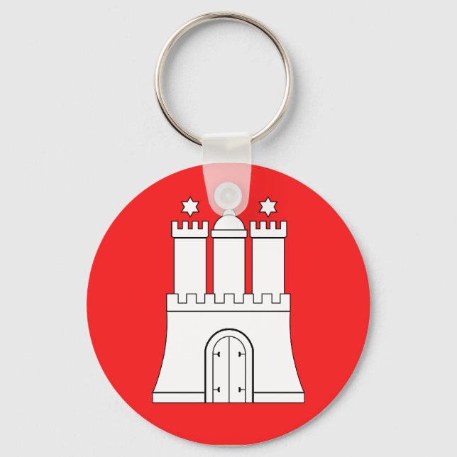 Hamburg, Germany Keychain (Front)