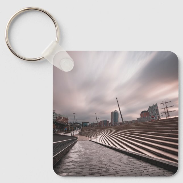 Hamburg Germany Keychain (Front)