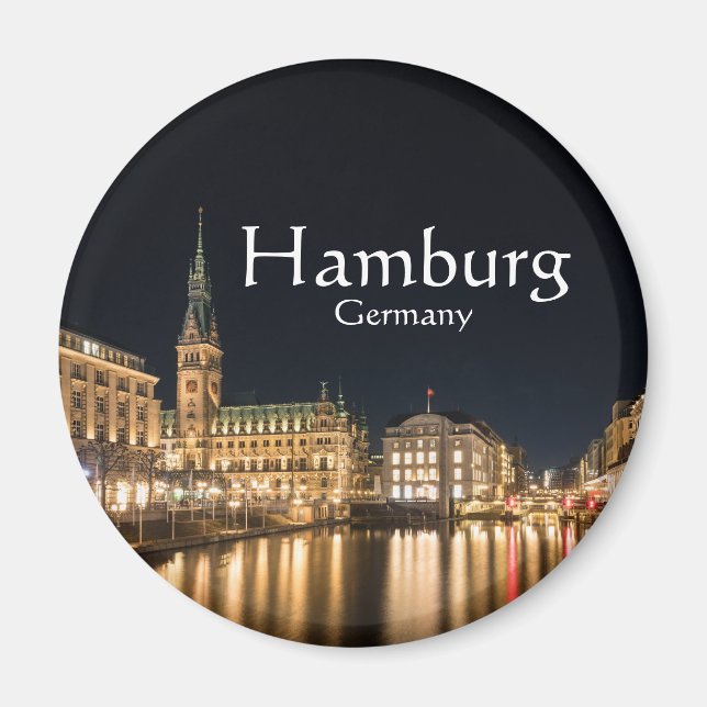 Hamburg Germany Magnet (Front)