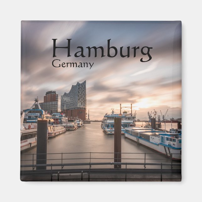 Hamburg Germany Magnet (Front)