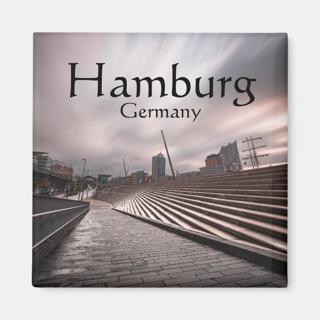 Hamburg Germany Magnet (Front)