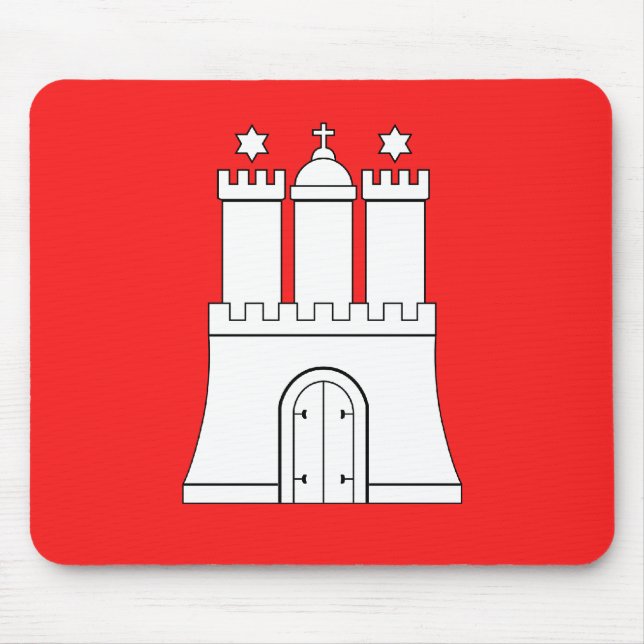 Hamburg, Germany Mouse Pad (Front)