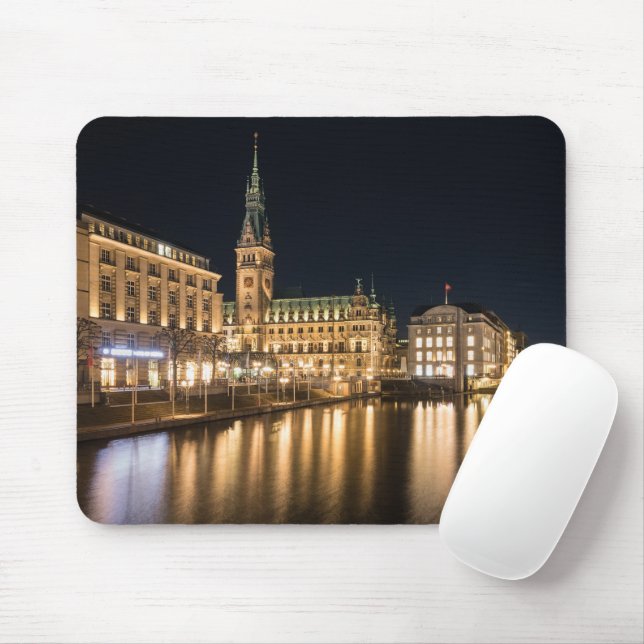 Hamburg Germany Mouse Pad (With Mouse)