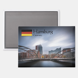 Hamburg Germany Souvenir Magnet
