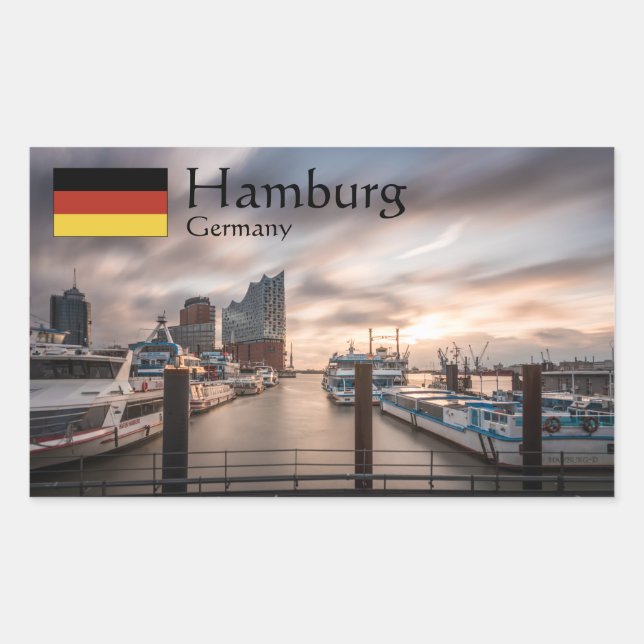 Hamburg Germany Sticker (Front)