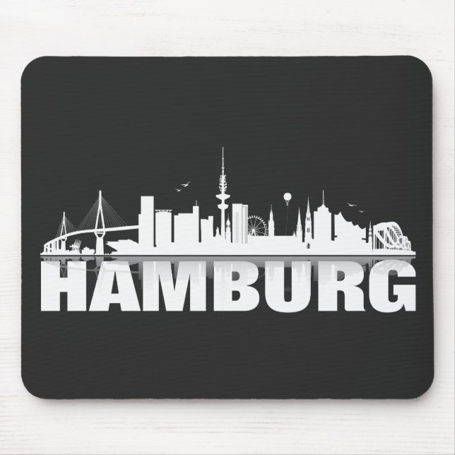 Hamburg gift idea mouse pad (Front)