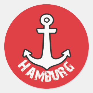 Hamburg Logo Classic Round Sticker