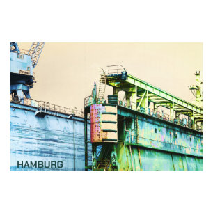 Hamburg Port - Dock - Sachers Art -  Photo Print