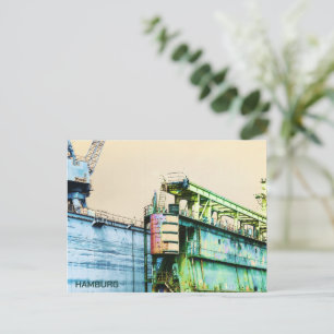 Hamburg Port Dock - Sachers Art -  Postcard
