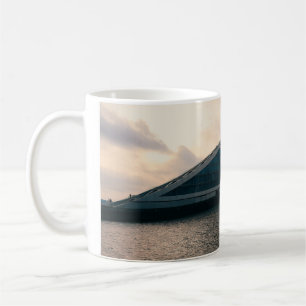 Hamburg port fishing port dockland coffee mug