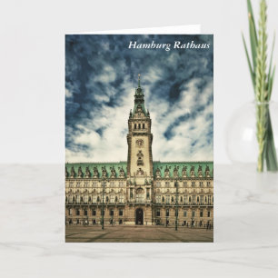 Hamburg Rathaus, Germany Card