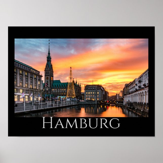 Hamburg Scenic Waterfront Poster (Front)