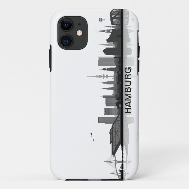 Hamburg skyline iPhone 5 sleeve/case Case-Mate iPhone Case (Back)