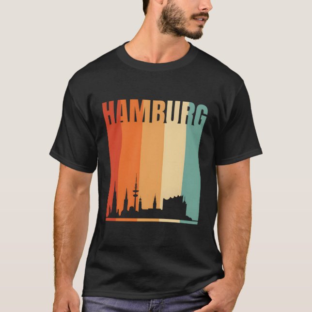 Hamburg Skyline T-Shirt (Front)