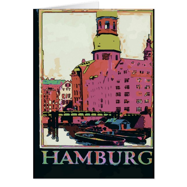 Hamburg Travel Poster (Front)