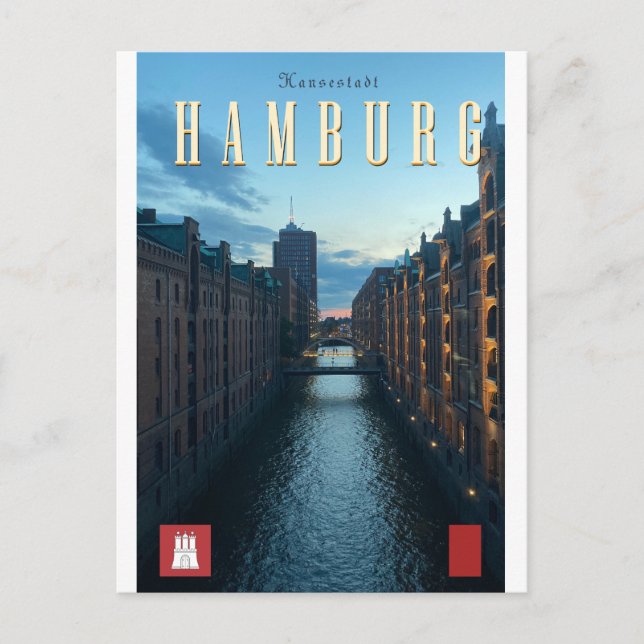 Hamburg Vintage Postcard (Front)