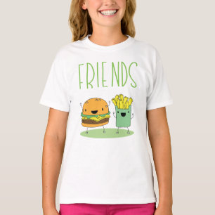 Hamburger and French Fries Best Friend T-Shirt