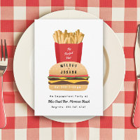 Hamburger and Fries Perfect Pair Couple’s Shower  