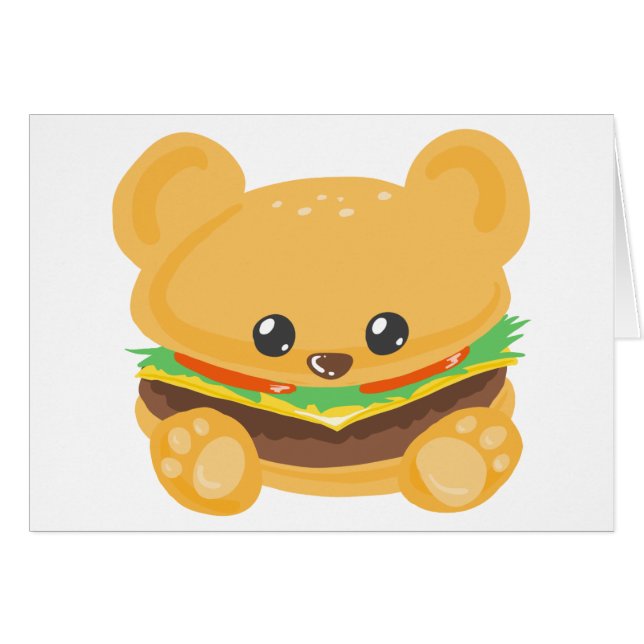 Hamburger Bear (Front Horizontal)