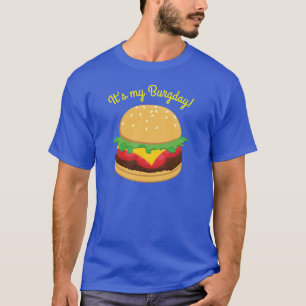 Hamburger Birthday Party Burger Burgday T-Shirt 