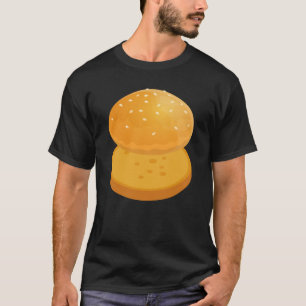 Hamburger Bun for Halloween Hamburger Maker Group T-Shirt
