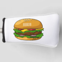 Hamburger cartoon illustration