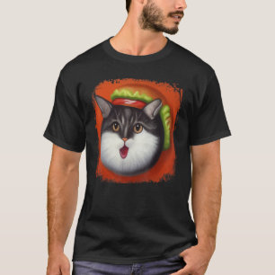 Hamburger Cat Catburger Burger Purr Meow Cat  10 T-Shirt