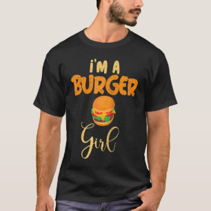 Hamburger cheeseburger fast food food bun burger R T-Shirt